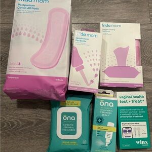 Frida Mom Postpartum Catch-All Pads - Pink